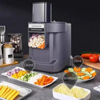 Elektrischer Gemüseschneider 3-in-1 – Multifunktionale Schneidmaschine für Küche & Gastronomie