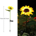 Solar Sonnenblumen-Gartenleuchte – LED, Wasserdicht, Auto Ein/Aus