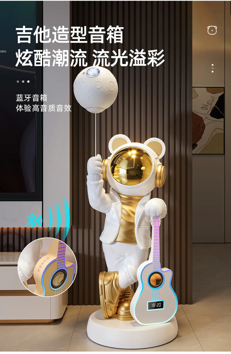 Astronaut Astronaut Bluetooth Audio Stern Licht Wohnzimmer Boden Ornament TV Schrank Boden Home Dekoration