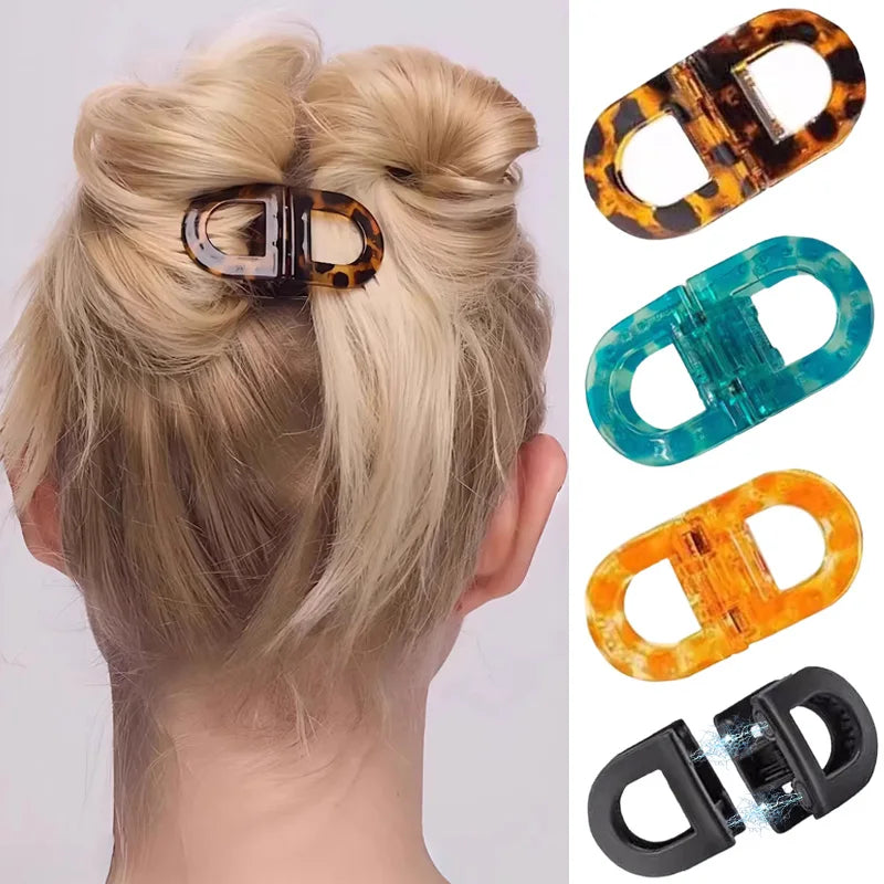 Magnetische Haarklammer mit starkem Halt – Flache Haarspange ohne Knicke für Damen
