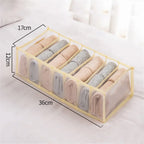 Kleider-Organizer, Jeans- und Hosen-Aufbewahrungsbox, Kleiderschrank-Schubladen-Organizer für Unterwäsche, BHs, Krawatten, T-Shirts und Socken, Organisationssystem