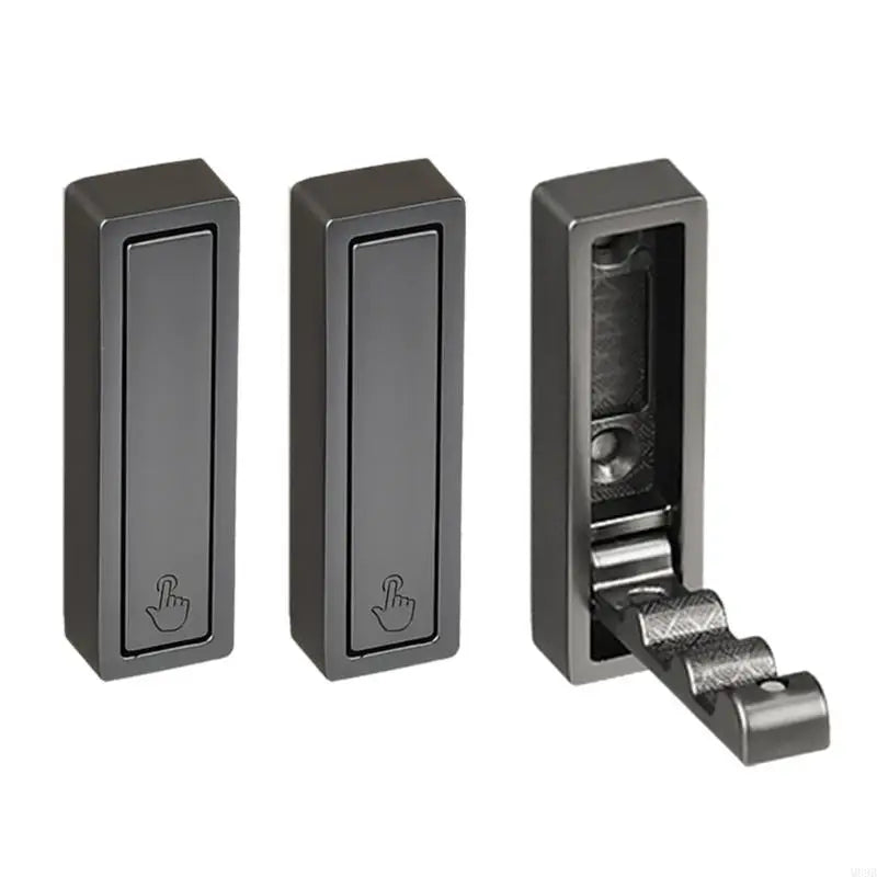 3pcs moderne Badezimmerhaken faltbares Design Nicht Schlupfflächen bescheidene Haken Starke Handtuchhaken für Badezimmer