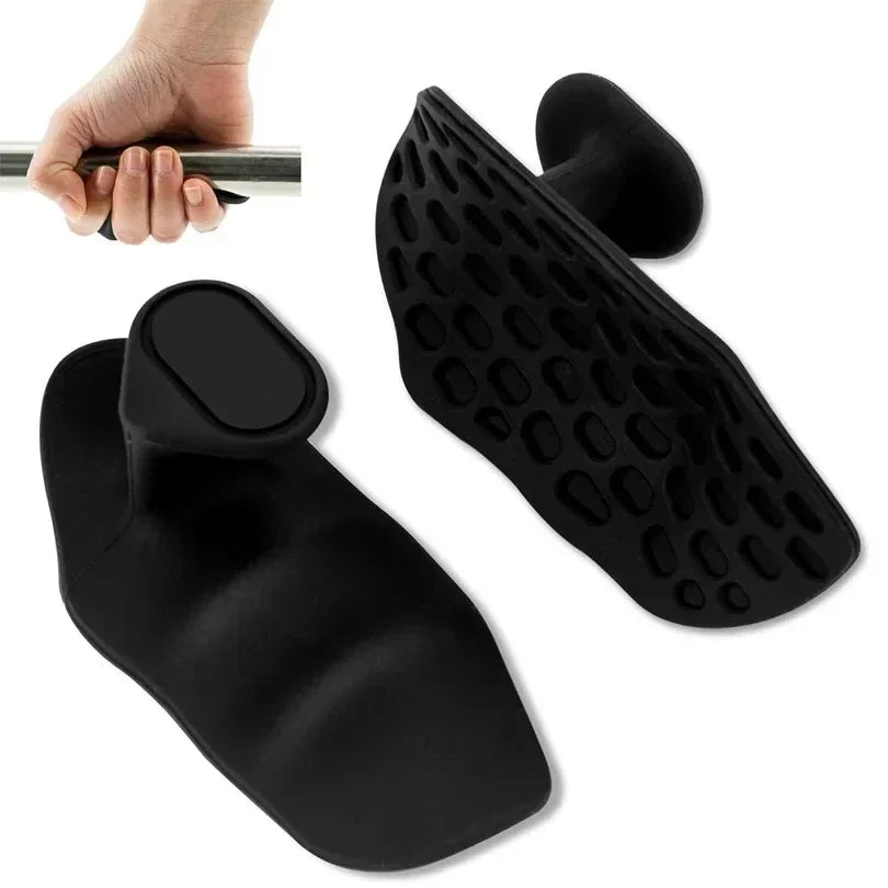 2 Stück rutschfeste Griffpolster aus Silikon fürs Fitnessstudio – Ergonomische Handschützer mit hochdichtem, strukturiertem Design