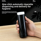Neue kreative All-in-One-Zigarettenschachtel mit automatischer Auswurf, tragbare Zigarettenschachtel mit einem Klick, Zigarettenzubehör, Geschenk für Männer