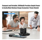 4 x 5000 mAh Mini-Powerbank mit Ladestation, tragbar, PD 20 W, Schnellladegerät, Powerbank für iPhone 16 x Samsung Xiaomi Poverbank