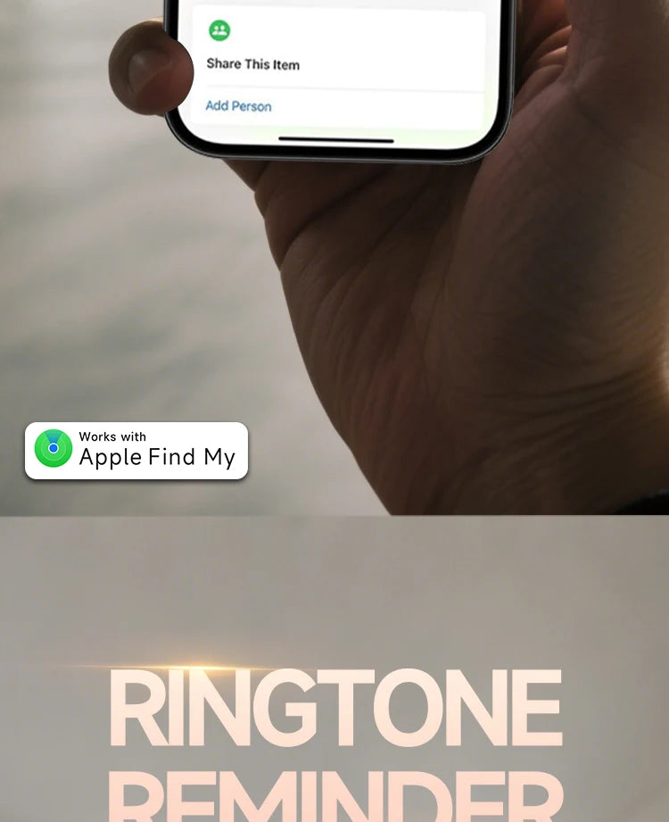 Schlüssel-Organizer funktioniert mit Apple Find My, integrierten Airtag-Chips, fasst 2–6 Schlüssel, Auto-Schlüsselanhänger mit GPS-Tracker, (nur iOS)