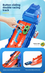 Großer neuer Dinosaurier, der Autos pielzeug isst, transformierbare Lager trägheit gleitendes Auto für Kinder intelligente Motorrad fans