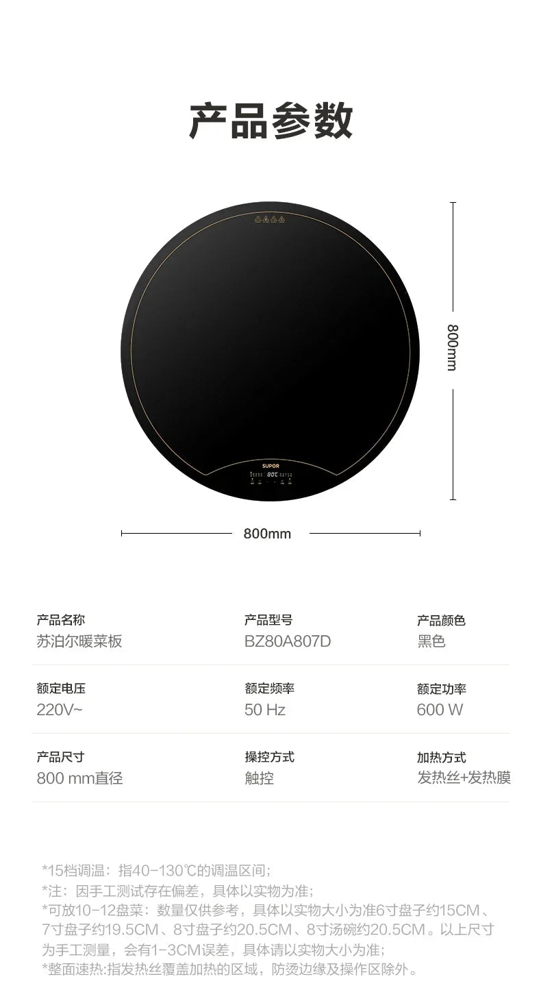 Temperatur Mahlzeit Gemüse Heizbrett Heißer Schneidebrett Isolierung Pad Heizplatte Konstante Artefakt Multifunktional