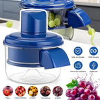 Éplucheur de raisin électrique automatique - Éplucheur mains libres pour baies et fruits, outil de préparation des fruits, épluchage sans effort