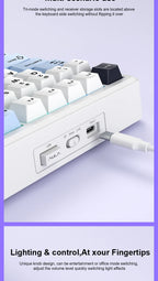 AULA F75 MAX mechanische Gaming-Tastatur, 75 % verkabelt/Bluetooth/2,4 G, Hot-Swap-RGB-E-Sport-Tastatur mit TFT-Bildschirm für PC/Mac ﻿