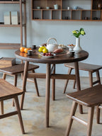 Herd-Teetisch mit schwarzem Walnuss-Massivholz, neuer Carbongrill im chinesischen Stil für den Außenbereich und Teezubereitung