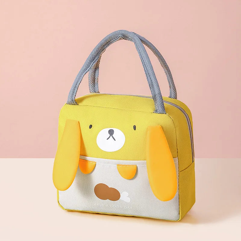 Tragbare Isolierte Thermische Picknick Lebensmittel Mittagessen Tasche Box Cartoon Tote Lebensmittel Frische Kühltaschen Beutel Für Frauen Mädchen Kinder Kinder Geschenk