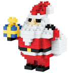 Weihnachtsgeschenke Micro Baustein DIY Domino Spiel Weihnachtsmann Rentier Urlaub Puzzle Montage Ziegel Tischdekoration Spielzeug