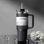 40-Unzen-Autobecher, isolierter Strohbecher aus Edelstahl 304, Eisbecher, Auto-Wasserbecher