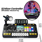 CONUSEA Kinder DJ-Mixer Controller – Bluetooth, Mikrofon, LED-Beleuchtung, Lernspielzeug | CE-Zertifiziert