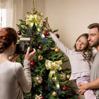 Lichterkette für den Innenbereich, batteriebetriebenes Weihnachtsband mit Lichtern, Weihnachtsbaum-Zubehör, Dekoration für Weihnachten, Neujahr