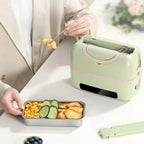 Büropersonal elektrische Heizung Lunchbox Mini Hot Box Doppelschicht Lebensmittelheizung Container