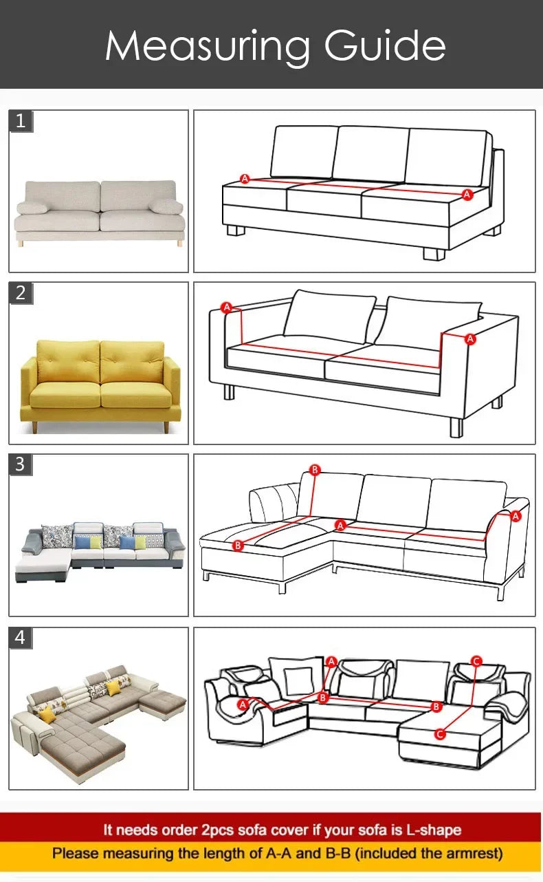 Elastischer Jacquard-Sofabezug für Wohnzimmer, schmutzabweisend, waschbar, Sessel, Sofa, Schonbezug, Schutz für Zuhause, Couch, Dekor, 1/2/3/4 Sitz