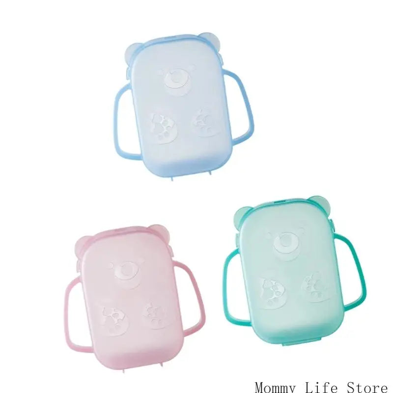 OOTDTY Quetschbeutel-Halter für Babys – Auslaufsicher, transparent, für Joghurt & Babykost, 3 Farben