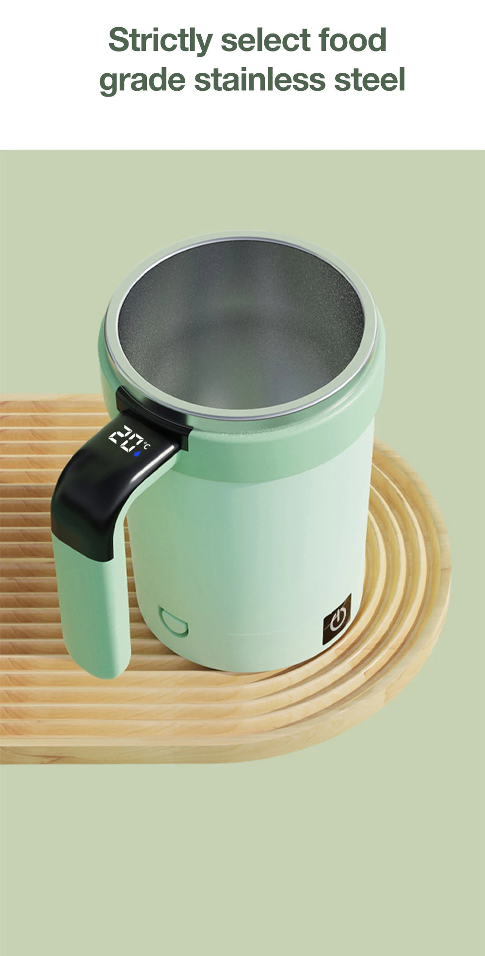 380ML Automatische Rühren Tasse Wiederaufladbare Elektrische Selbst Mischen Kaffee Becher Tragbare Tee Milch Trinkbecher Rotierenden Magnetische Werkzeuge