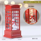 2026 Weihnachtsgeschenk Weihnachten Kristallkugel Ornamente LED-Leuchten Zug Weihnachtsmann Frohe Weihnachten Dekoration für Home Party Weihnachten