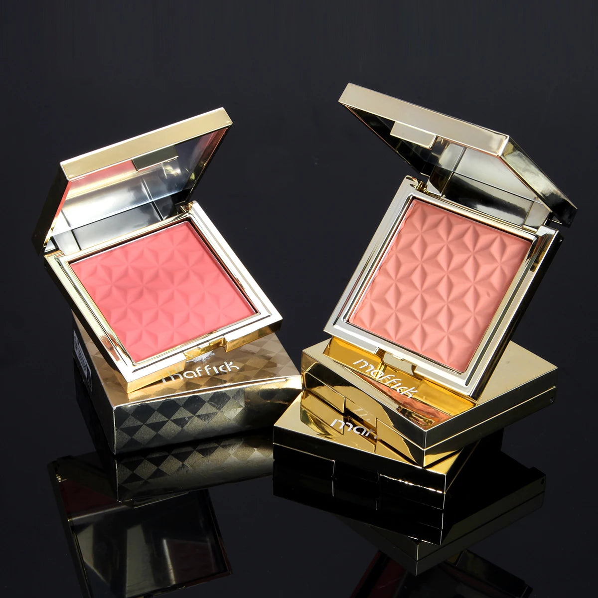 Gold Box Relief Rouge Nude Make-up Orange dauerhaft rosa Rouge Make-up Teller Make-up-Puder