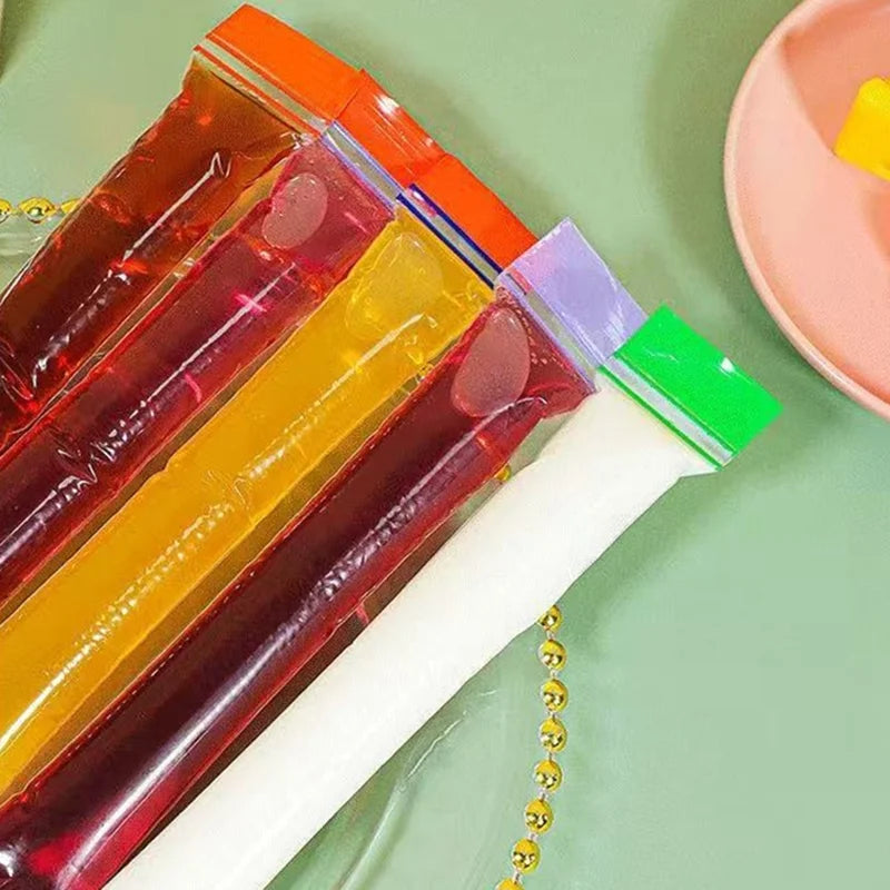Einweg Eis-am-Stiel Beutel – DIY Popsicle, Joghurt & Smoothies, 50 oder 100 St.