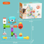Baby-Badespielzeug mit starken Saugnäpfen, Röhren, Spinner, Spritzen, Wasserspielset, Kleinkinder, Kinder, Duschbecken für 3-jährige Kinder, Geschenke