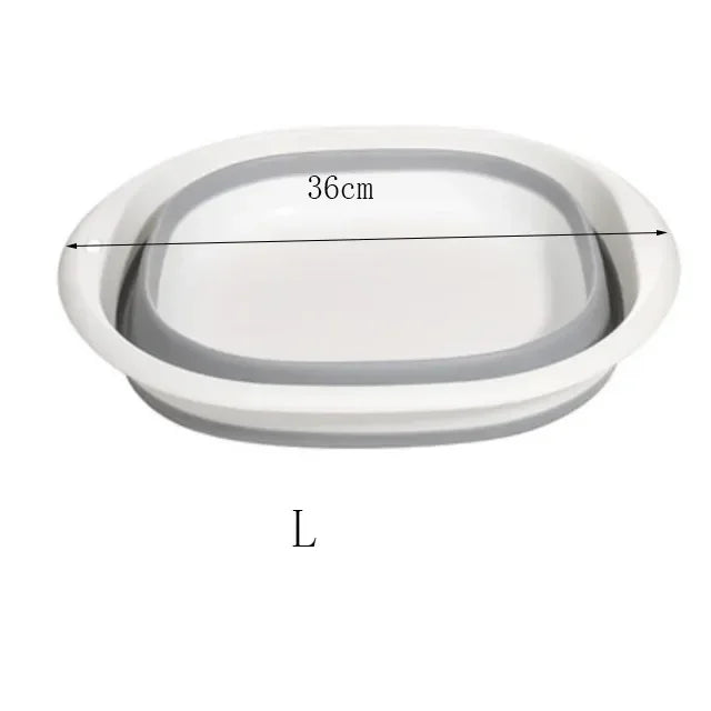 Klappwaschbecken aus Kunststoff, tragbare Waschbecken, zusammenklappbare Wäschewanne für Erwachsene, Baby-Badewanne, Badezimmer, Küchenzubehör, Waschbecken