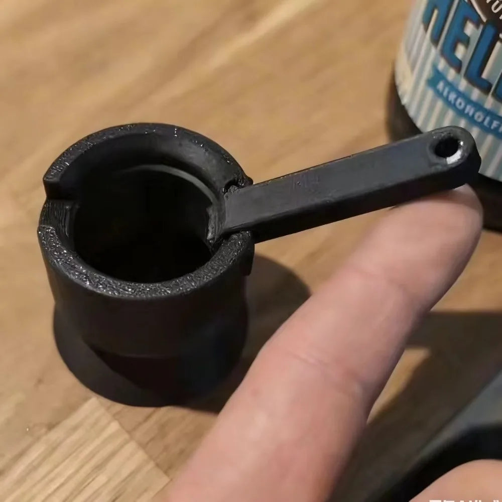 Flaschenöffner mit Katapultfunktion – Edelstahl, Kronkorken-Werfer, Bar & Party