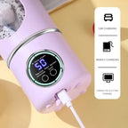 Neuer tragbarer Saftbereiter-Mixer für Shakes, Smoothies, 700 ml, mehrere Farben, 12 Klingen, schnelles Mischen, 2-in-1-Mixer, Flaschen-Entsafter