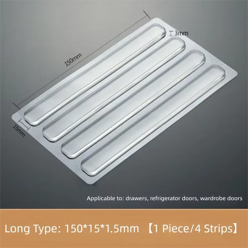 Selbstklebende transparente Silikonpuffer für Möbel und Türen
