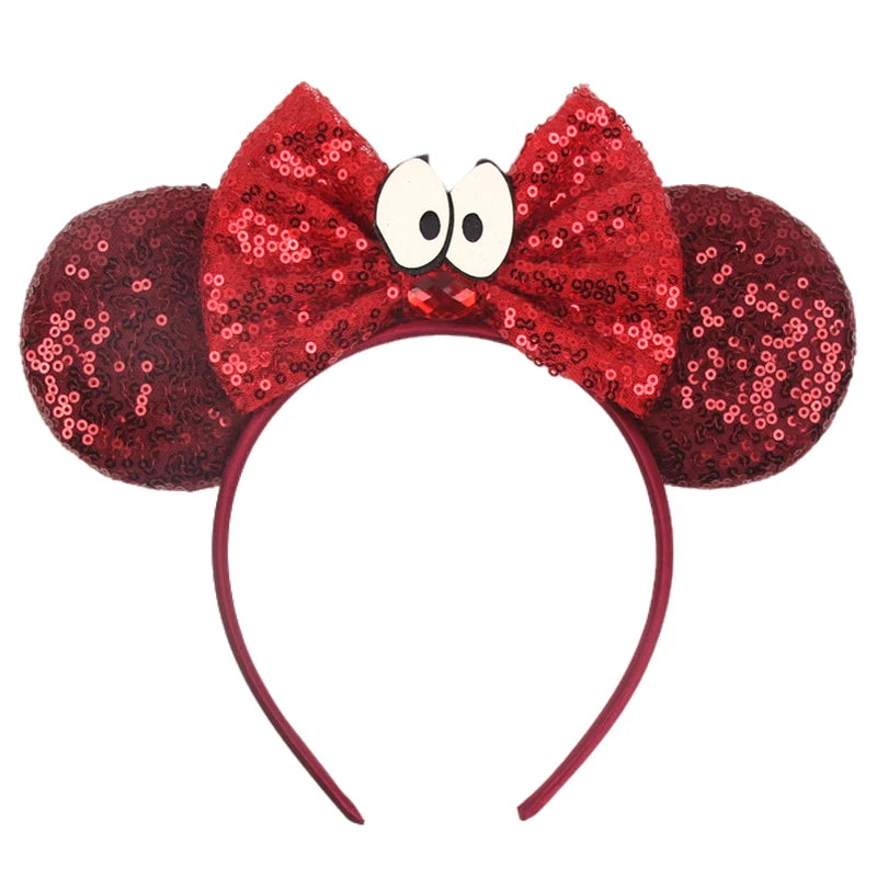 Prinzessin Haarreif mit Pailletten-Bogen – Disney-Motive, Halloween & Party | Damen & Kinder