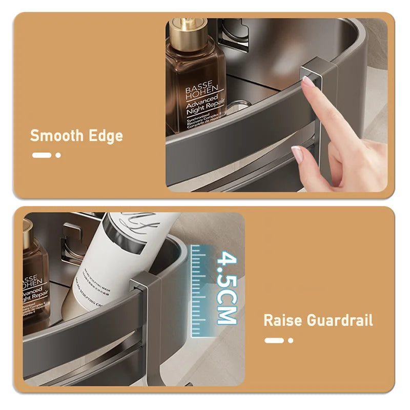 Badezimmer-Ecklagerregal, Saugnapf, Halterung an der Wand, Dusch-Caddy-Box, abnehmbares Badezimmer, Küche, Toilette, Organizer-Rack