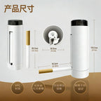 Neue kreative All-in-One-Zigarettenschachtel mit automatischer Auswurf, tragbare Zigarettenschachtel mit einem Klick, Zigarettenzubehör, Geschenk für Männer