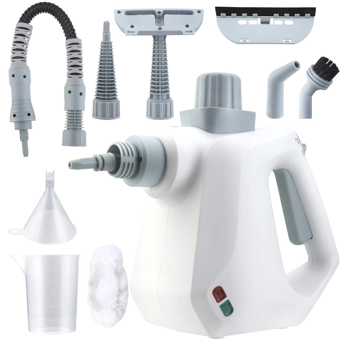 SUSWEETLIFE CG1982 Handdampfreiniger 1050W – 3 Bar, 30 Sek. Aufheizzeit, Multifunktional | CE | EU, UK & AU