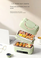 Büropersonal elektrische Heizung Lunchbox Mini Hot Box Doppelschicht Lebensmittelheizung Container