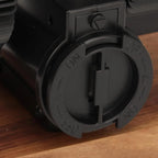 Batteriebetriebene mechanische Schmelzuhr, klappbare Schreibtischuhr, digitale Retro-Uhr mit automatischem rotierendem Rohr, zur Dekoration