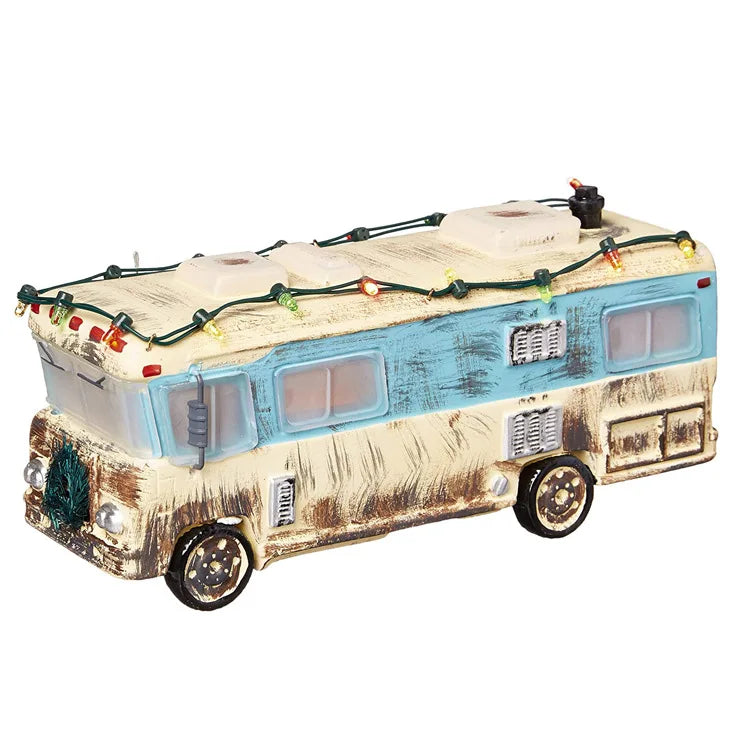 Weihnachtsschmuck Geschenk Alter Mann Auto Haus Harz Kleine Weihnachtsstatue Griswold Villa Home Desktop Figur Gartendekorationen