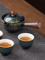 Keramik Teekanne Chinesische Gongfu Teekanne 160 ml Tee Maker Infuser 360 Rotation Einzigen Topf Tragbare Chinesische Gongfu Tee Liefert