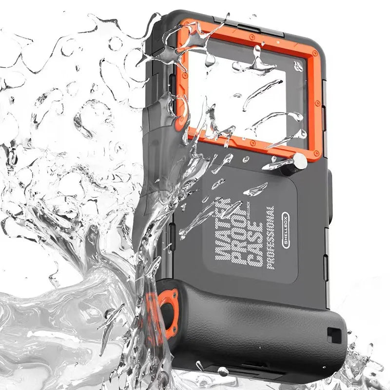 Wasserdichte Telefon hülle Holster & 15m Tauchen 50ft Schwimmen Premium Schutz gehäuse & Lanyard für iPhone Samsung 6.8 "Telefon