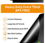 24x16 zoll wieder verwendbare bbq grill matte non stick große grill platte backofen folie zum backen kochen leicht zu reinigen