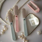 1pc Faltbare Haar Kamm Tragbare Entwirren Haar Pinsel Anti Statische Kopf Massage Reise Kämme Haar Styling Zubehör Werkzeuge