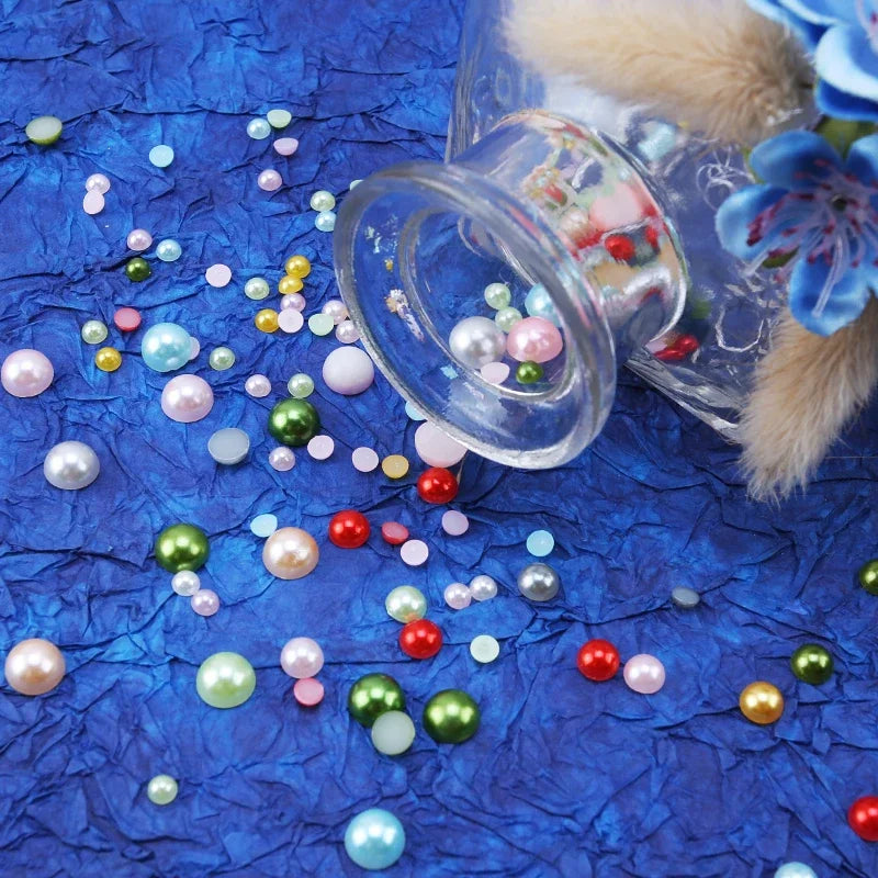 Perlen-Nieten-Setzmaschine für DIY – Halbperlen auf Kleidung, Taschen & Schmuck | inkl. 1000 Nieten