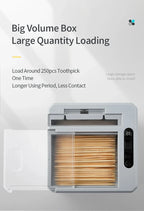 Elektrische Zahnstocher Halter Smart Automatische Sensor Zahnstocher Spender Zahn Pick Container Organizador Küche Zubehör