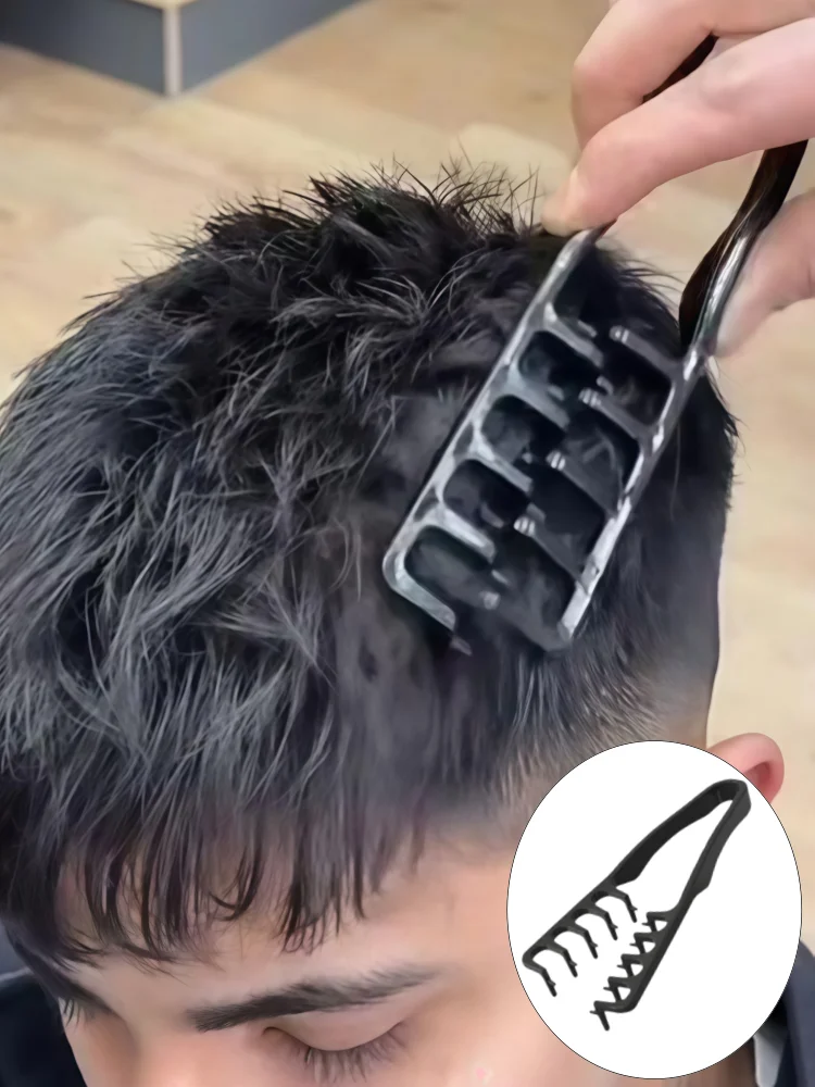 V-Form Volumen-Kamm – Haar-Styling-Tool für Pony, Quiff & Volumen | Faltbar, für Damen & Herren