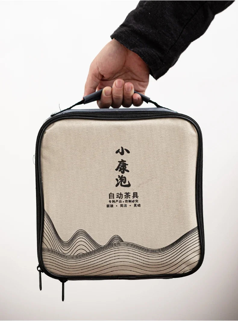 Chinesisches kung fu teeset sand keramik teeset reise kung fu teeset geschenk porzellan lila tontopf gegossen keramik teeset