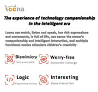 Loona Smart Pet Robot Niedlicher AI-Roboter, emotionale Roboter, interaktive Sprachsteuerung, Gestensensoren, Heimüberwachung, mehrsprachige Unterstützung K