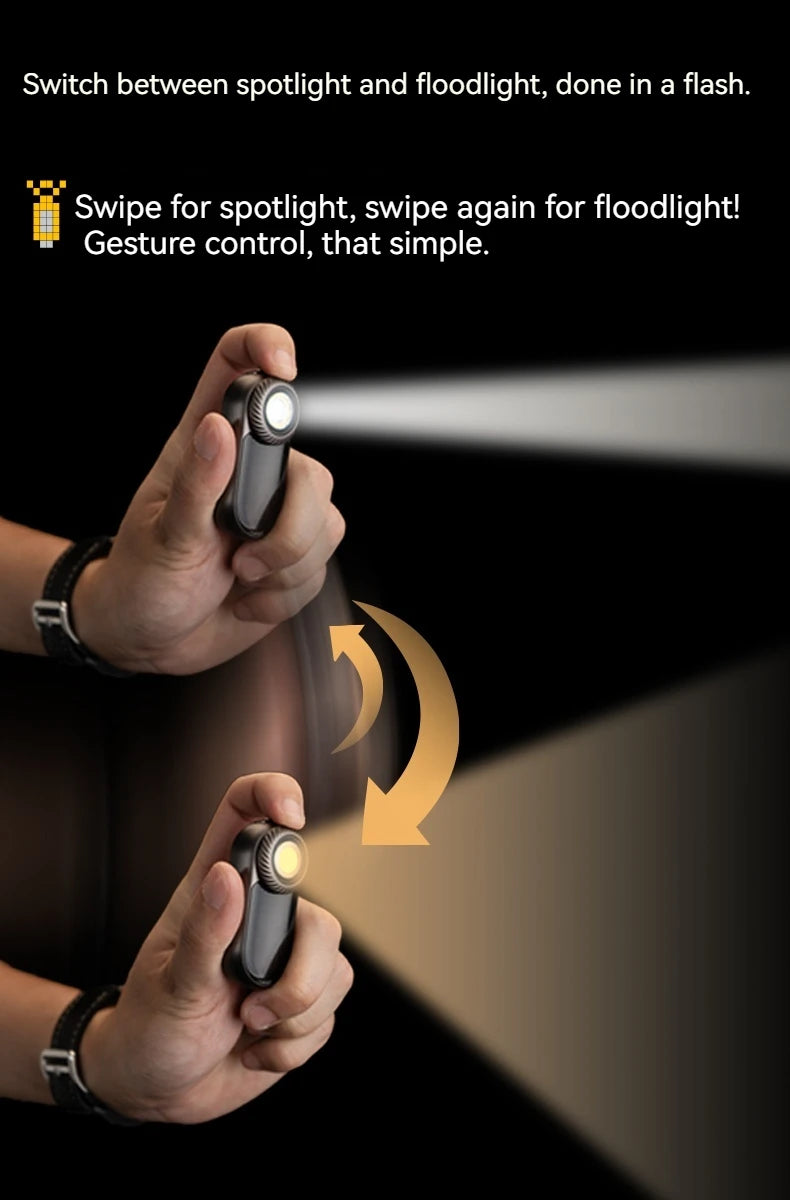 LOOPSK09-LOOPDOT LOOP Multifunktionale Mini-EDC-Taschenlampe, tragbare Handbeleuchtung, Taschenlampe für Outdoor-Sport, Camping, Höhlenforschung