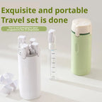 4-in-1-Reisespender, tragbare Reiseflaschen, auslaufsicher, auslaufsicher, Reisebehälter für Parfüm, Shampoo, Spülung, Lotion
